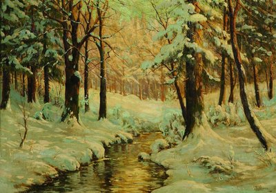 Winter Forest at Brocken in Harz by Bruno Moras